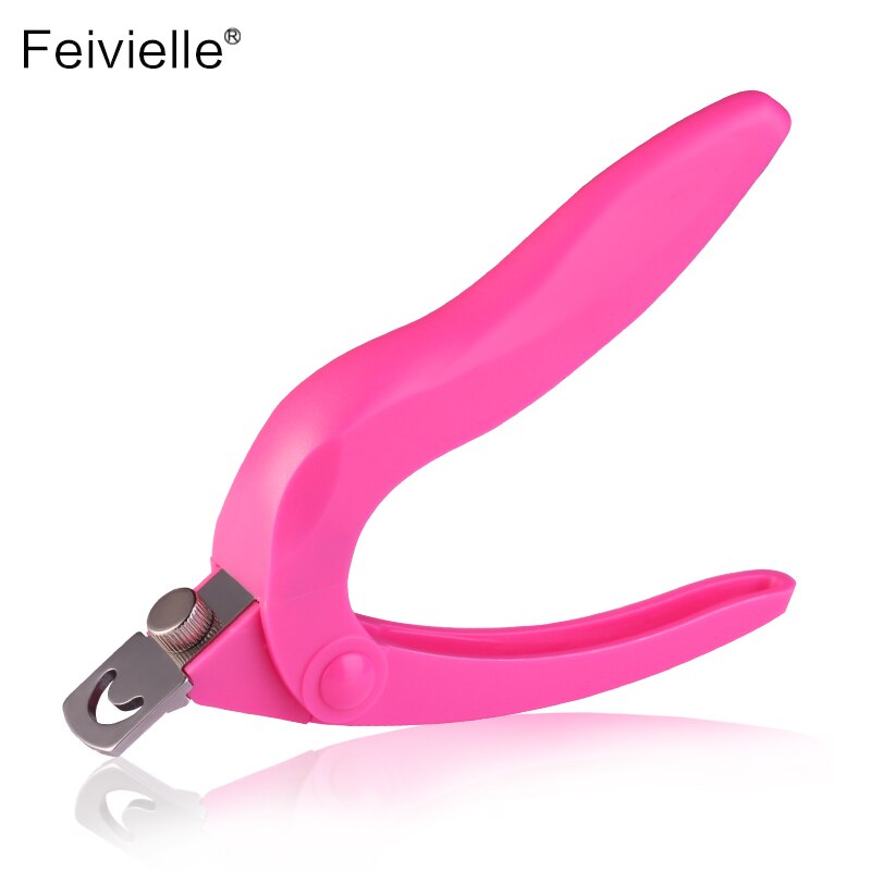 Feivielle Rvs Nail Teen Cuticle Clipper Cutter Scissor Voor Acryl Kunstnagels Tips Franse Ronde Drie Vorm