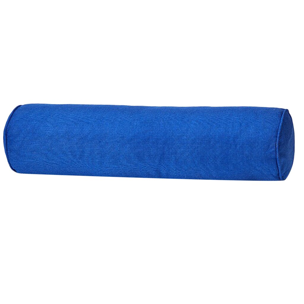 Firm Lumbar Roll, Seat Cushion for Lower Back, Backrest for Car or Office Chair: Dark Blue