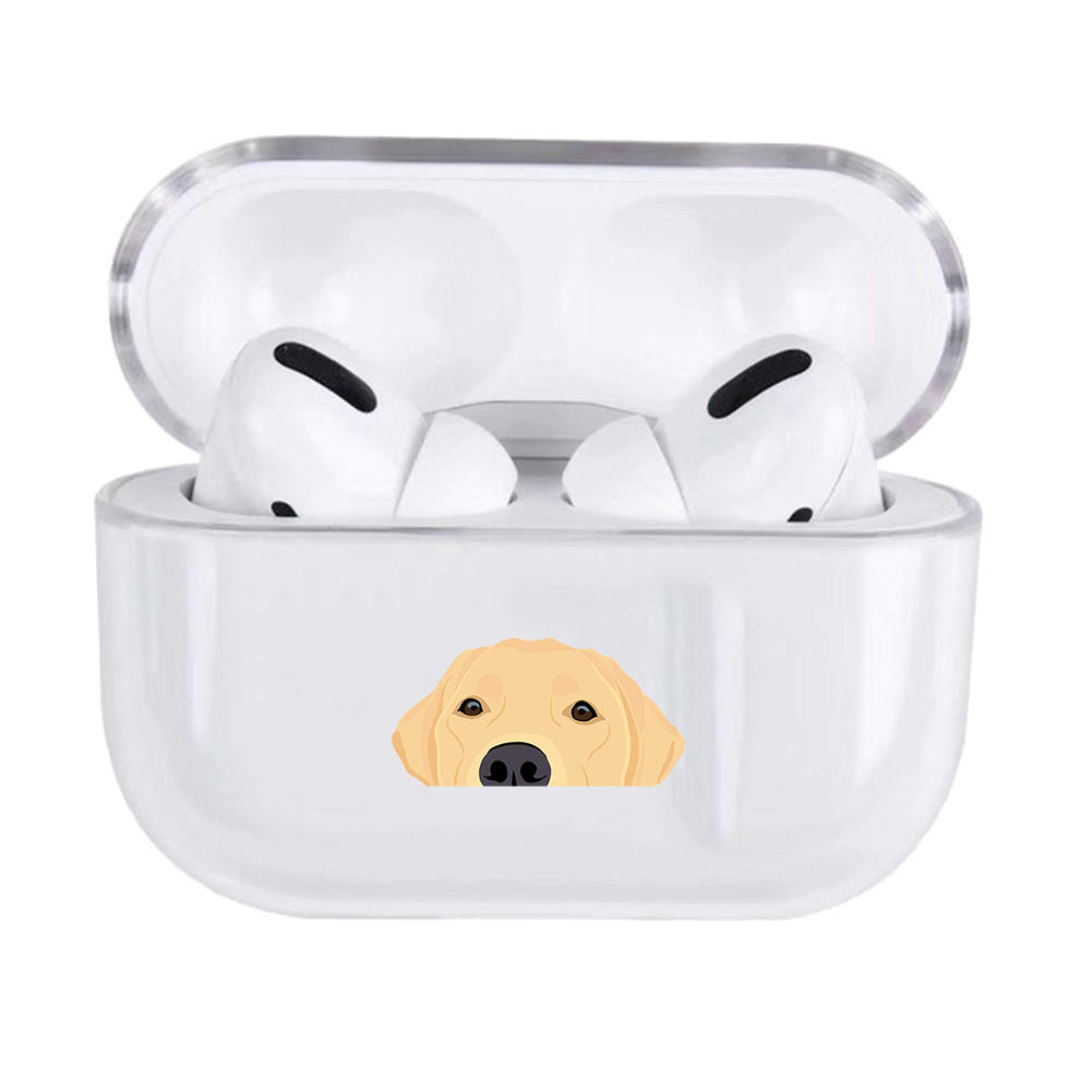 Cute Dog Labrador Retriever Airpod Cases 3 for 2 1 Pro Pods Gen Air Pods Pro Cover Lovely Pet Earphone Cartoon Box Coque