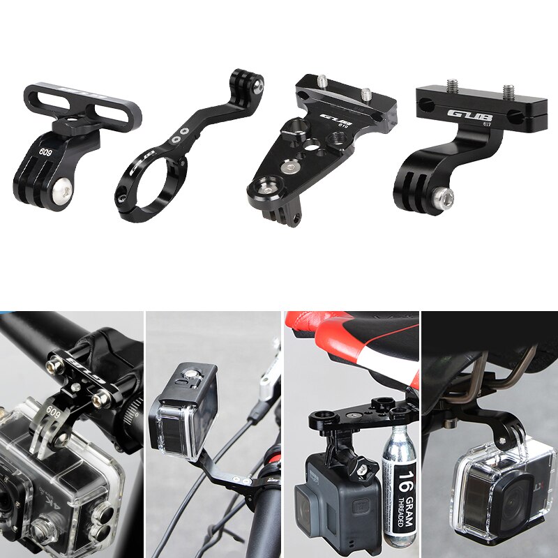 GUB-soporte de montaje en riel para SILLÍN de bicicleta, adaptador de soporte para cámara deportiva, GoPro, anodizado, aleación CNC, 617, 619