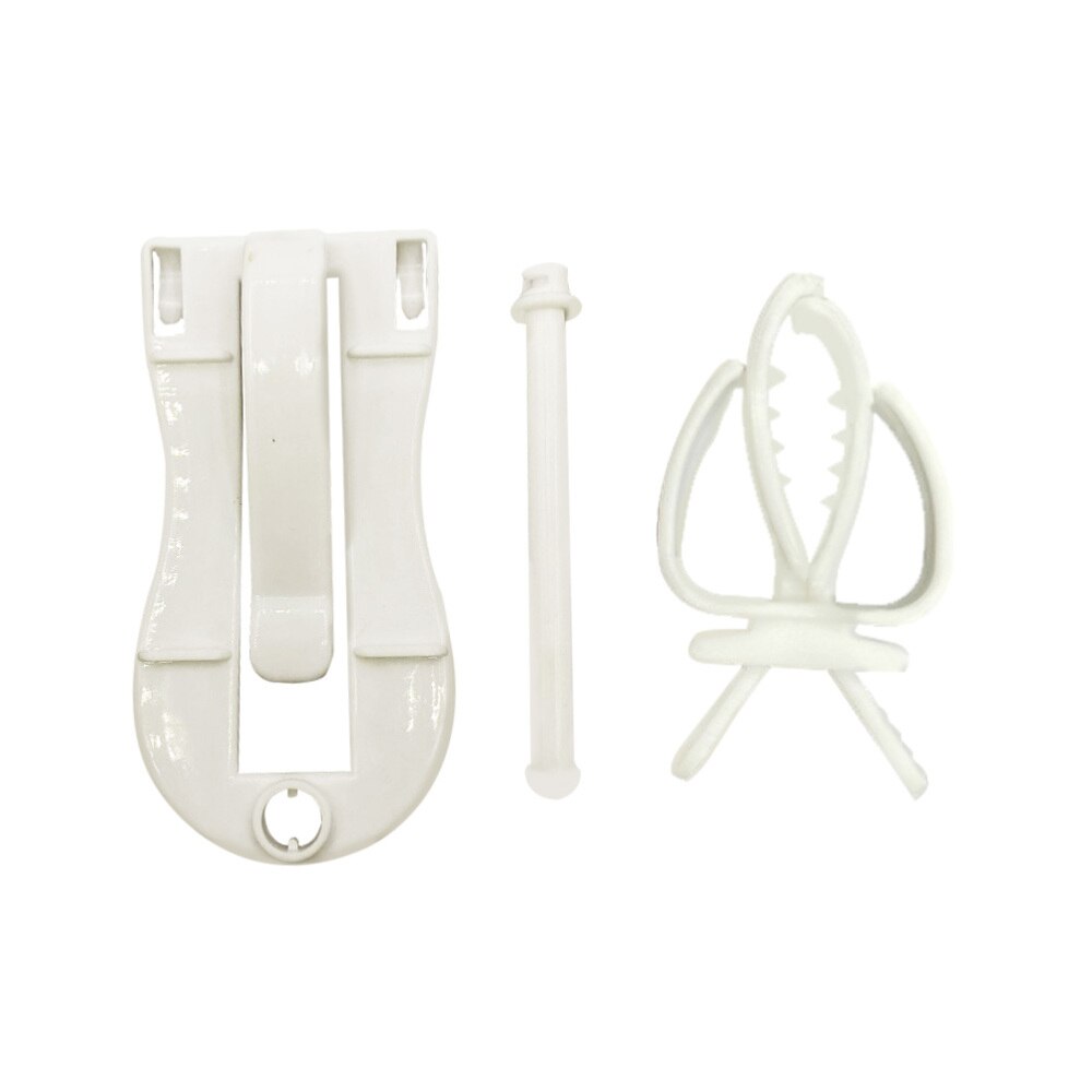 2pcs Parrot Clamp Bird Cage Fixed Clip Bird Cage Accessory for Parrot (White)