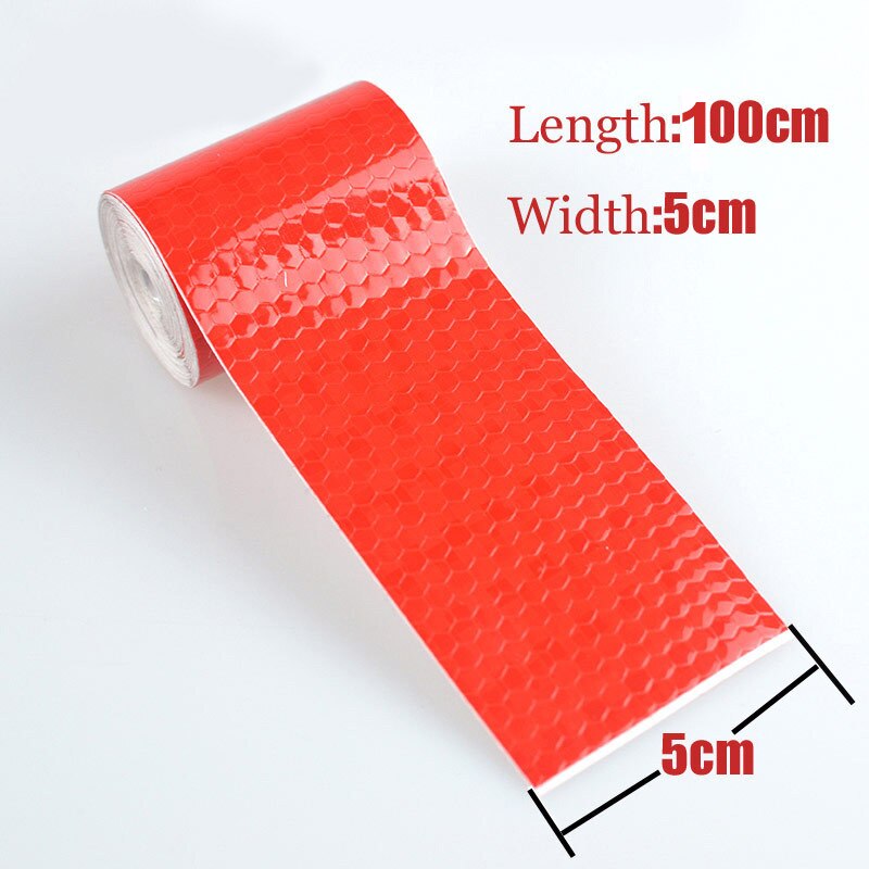 Reflective Warning Tape Reflective Bicycle Stickers Car Body Sticker Motor Reflective Film In Dark Effective Prevention Accident