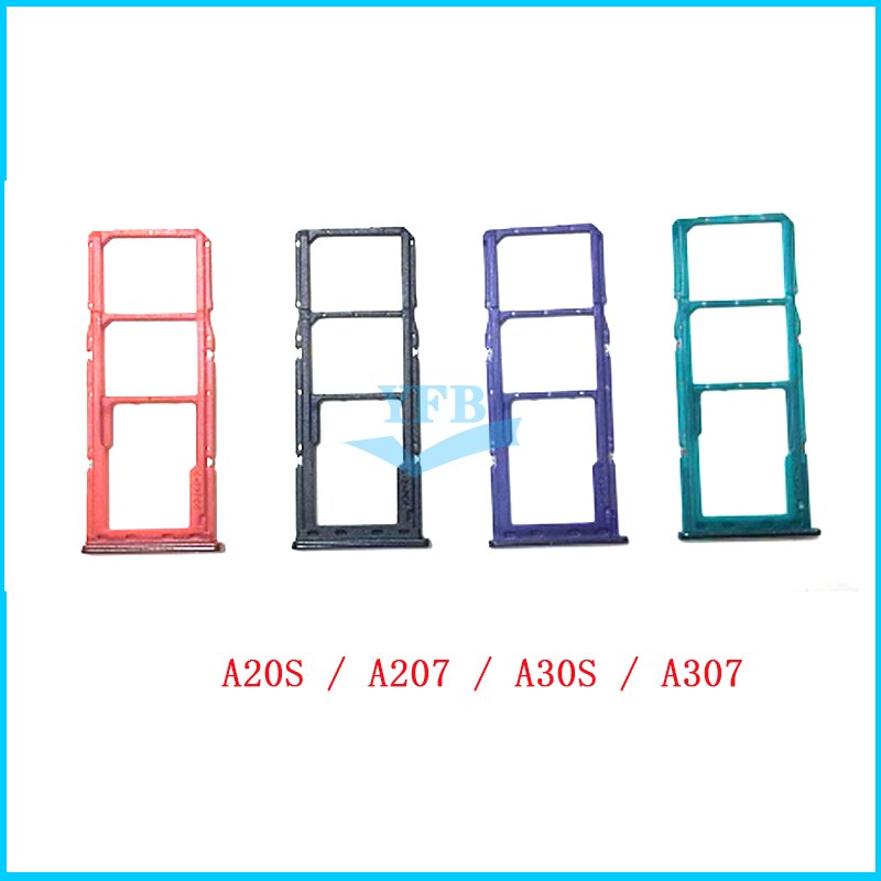 For Samsung Galaxy A10s a107 A20s A207 A30s A307 SIM Card Slot SD Card Tray Holder Adapter Replacement Parts