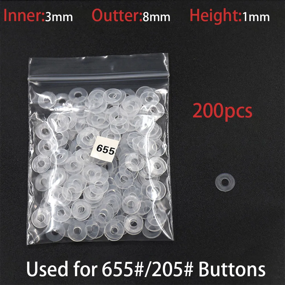 Arandelas de ojales de plástico, junta lisa aislante transparente de nailon, espaciador de anillo, almohadilla de arandela plana utilizada para ojales, botones, Fastner: Cobre envejecido