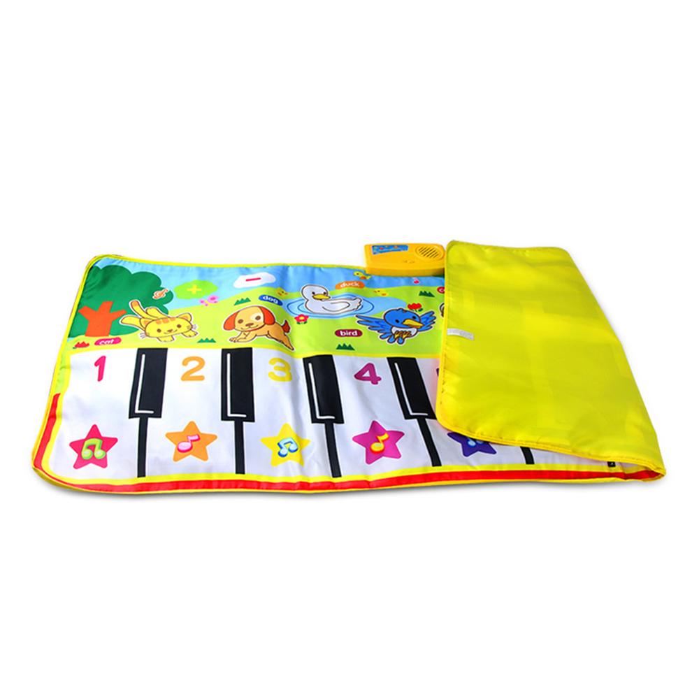 Tapis musical bebe animaux musique eveil couverture - Jeux