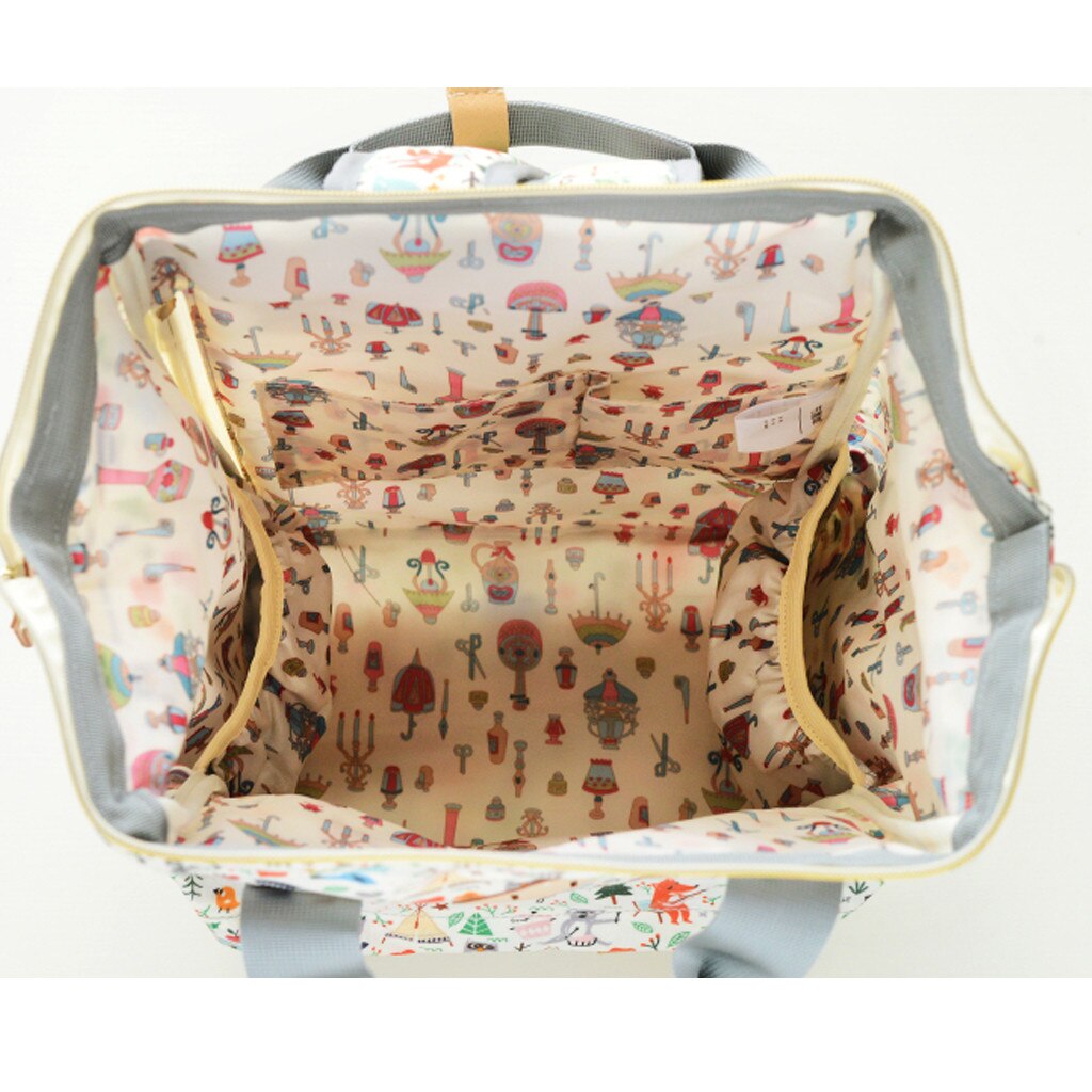 ARLONEET color white Women Ladies Floral Tote Bag Large Capacity Casual Bag Mummy Handbags Nusring Maternity Backpack Bags W0425