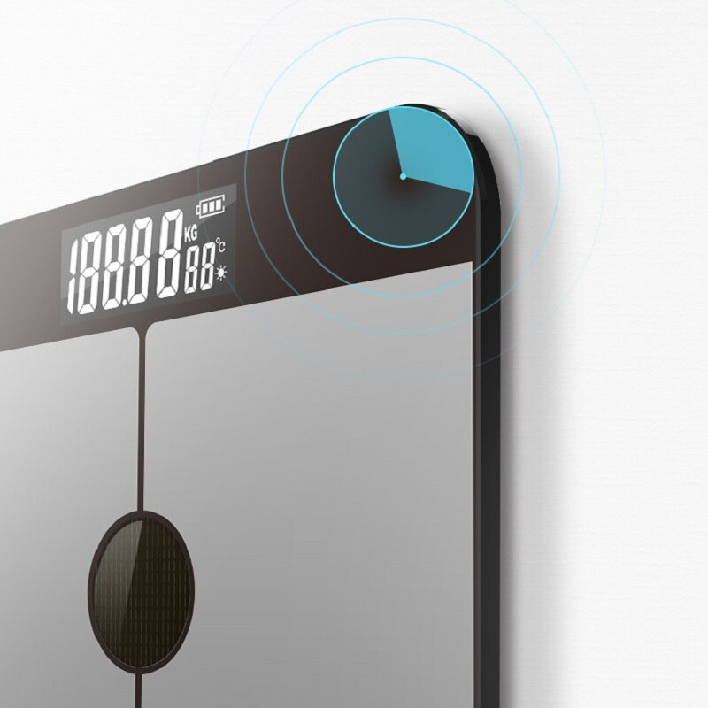 Light energy Solar charging Smart Weighing Scale CE Certification Digital Function Screen Intelligent gravity sensor scale