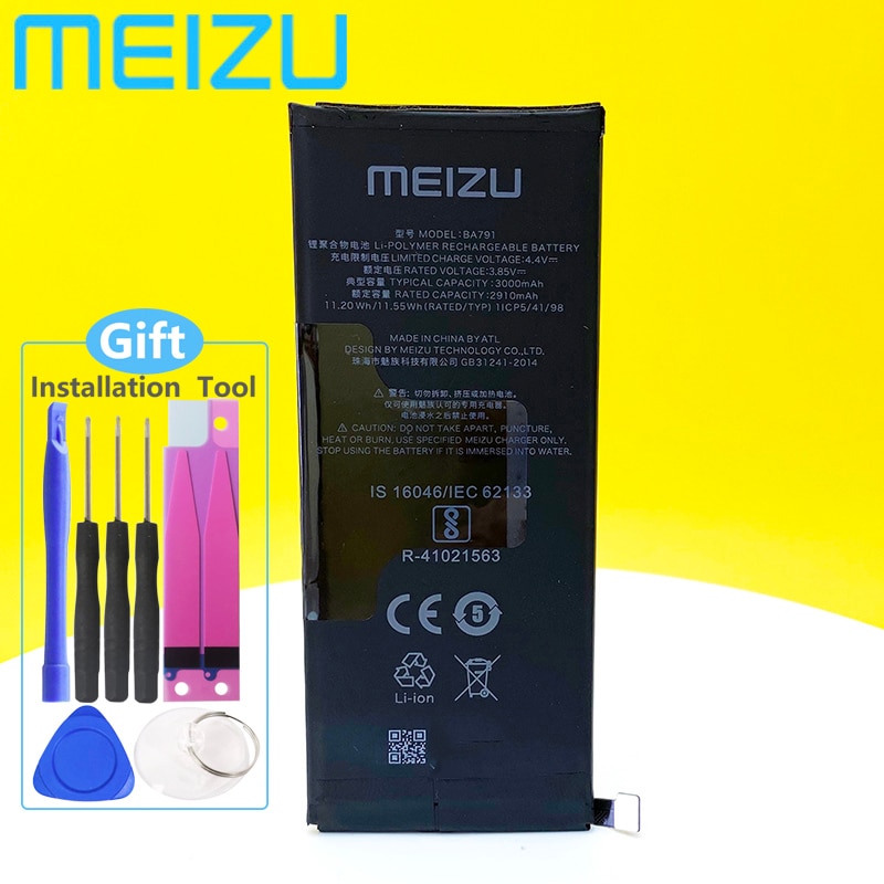 Original BA793 For Meizu Pro 7 Plus Battery M793H/M793M/M793Q BA792 For Meizu Pro 7 Battery M792H/M792Q/M792C + Tools