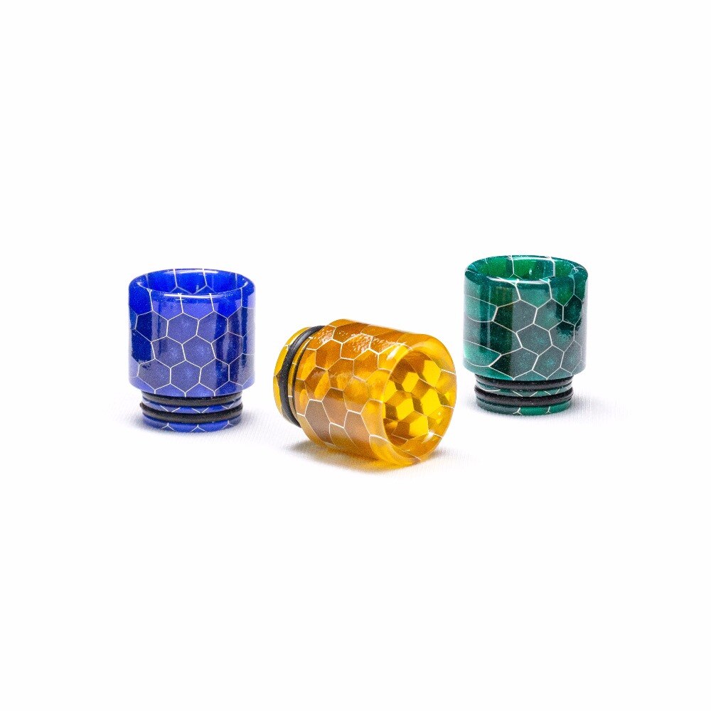 Volcanee Snake Drip Tip 810 Epoxy Resin Mouthpiece for V8 V12 zeus Volcanee Dual Coil RTA Tank eCig Vape Accessories