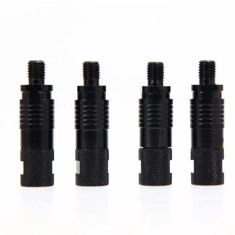 4Pcs/Set Carp Fishing Connector Pod Quick Release Connector Easy To Install To Bank Aluminum alloy Rod Stick Bite Alarms