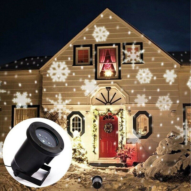 Brand Falling Snow Christmas Light Projector Snowing LED Indoor Outdoor Projection