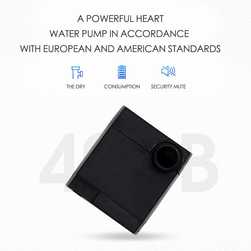 2.5L Pet Water Dispenser Automatic Fountain Water Mute Circulating Water Pet Waterer Pet Dog Cat Drinking Fountain