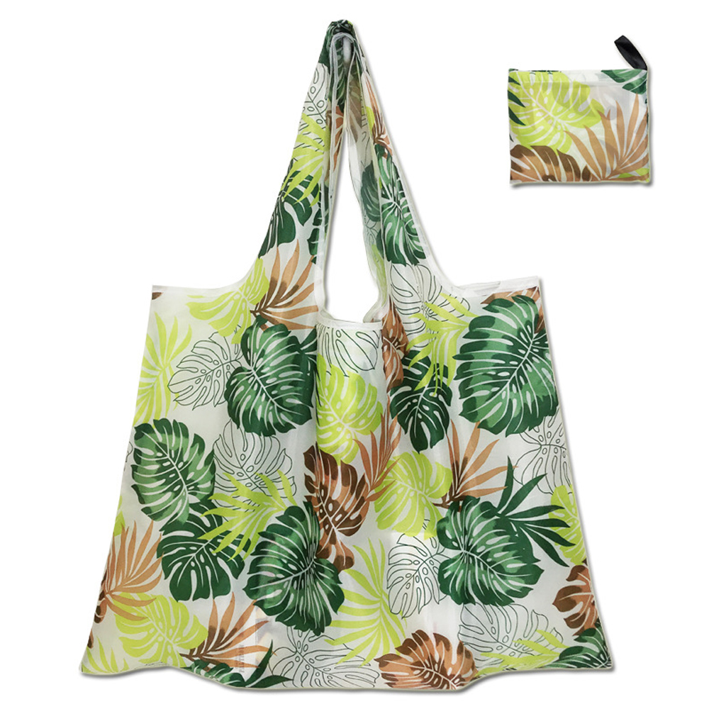Foldable Shopping Bags Eco Reusable Storage Bags Cartoon Animal Floral Fruit Pattern Sundries Organizer Bags 56x46cm 1PC