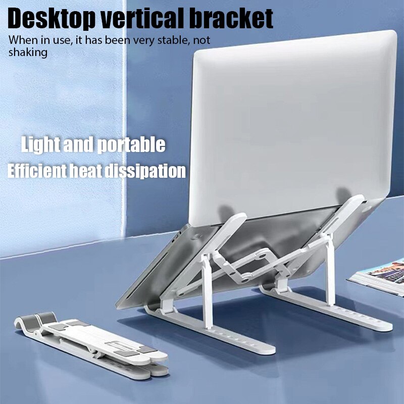 Verstelbare Laptop Stand Draagbare Notebook Ondersteuning Base Houder Tafel Opvouwbare Beugel Voor Macbook Air Ipad Tablet Accessoires