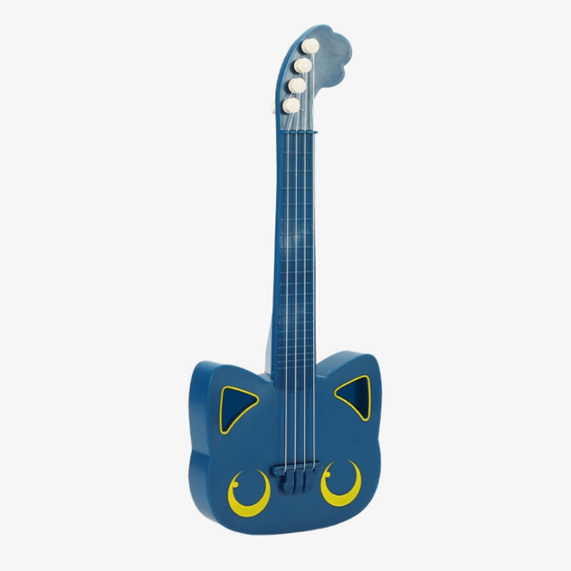 Instrumento Musical de ukelele para niño y niña, instrumento Musical de guitarra juvenil, juguete educativo Musical, para niños, guitarra: blue