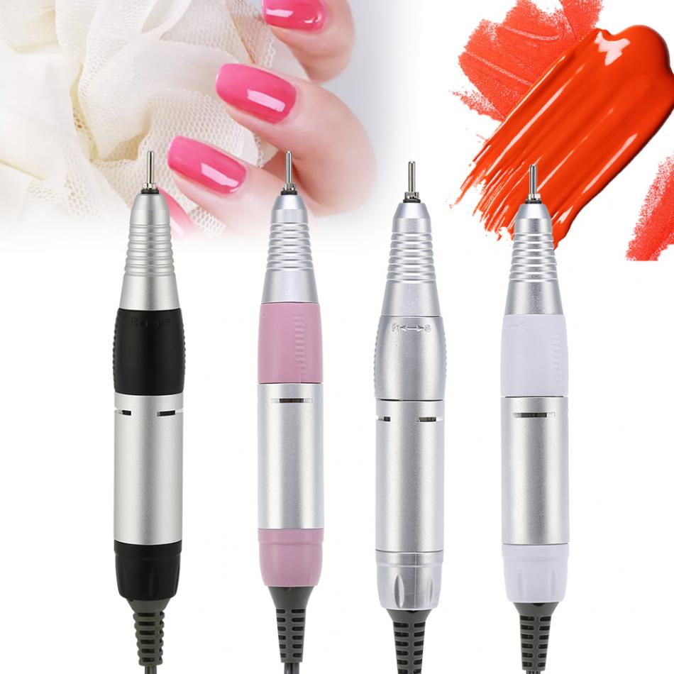 Elektrisk negle kunst bore pen håndtag fil polering slibemaskine håndstykke manicure pedicure værktøj negle kunst tilbehør