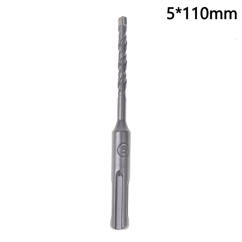 Broca de puntas cruzadas de carburo SDS Plus, 4/5/5, 5/6/6, 5/7/8/9/10/12x110mm, para pared de hormigón, bloque de ladrillo, martillo eléctrico, mampostería: Oro