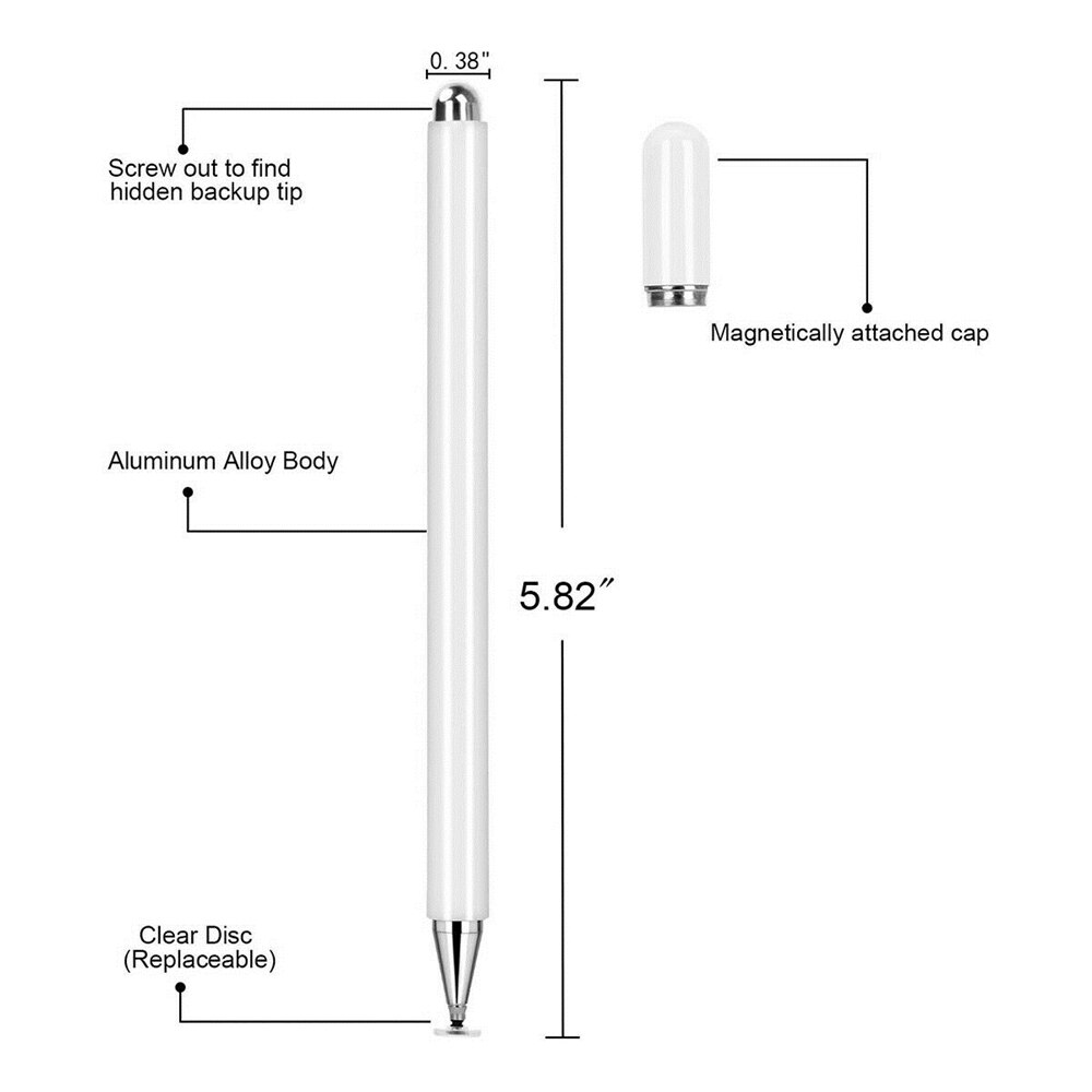 Stylus Handgeschreven Touch Screen Pen Voor Telefoon/Ipad 6e/7e/8e/Mini 5e/Pro 11 &amp; 12.9 &#39;&#39;/Air 3rd Gen Nuttig Tekening Pen