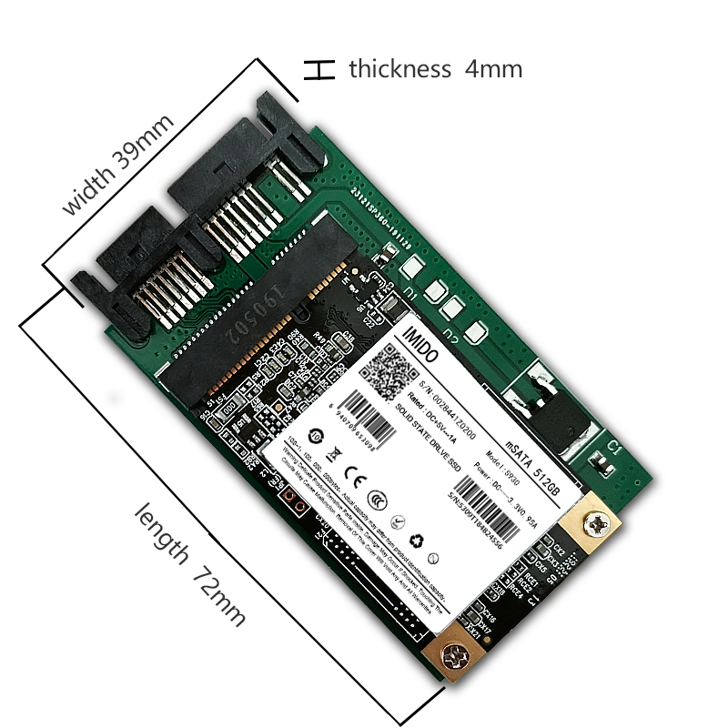 NEUE 256G 128G 64G SSD 1.8 "MicroSATA FÜR HP 2740p 2730p 2530p 2540p IBM x300 x301 T400S T410S ERSETZEN MK2533GSG MK1633GSG 512G