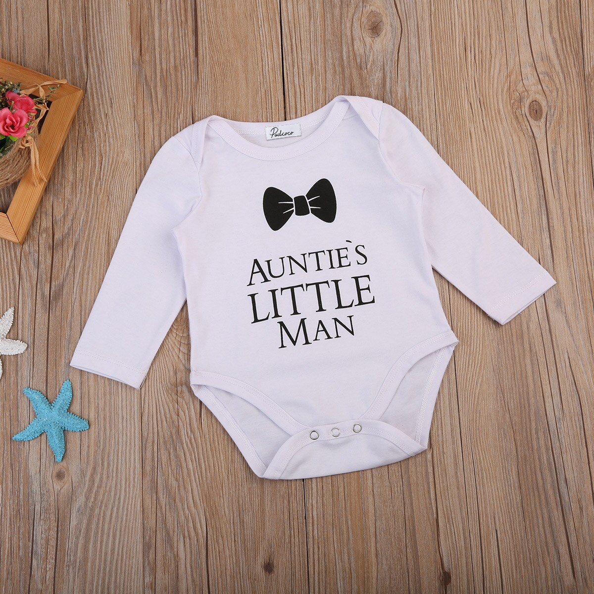 Newborn Infant Baby Boy Bodysuit Jumpsuit TIE Clothes Outfits Letter Cotton Brief Toddler Boys Bodysuits Clothing Soft 0-18M