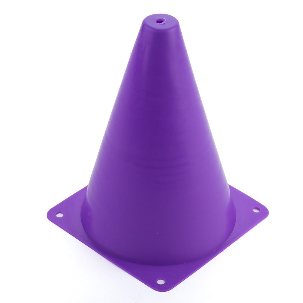 10pcs Training Equipment Basketball With Hole Football Traffic Cone Anti-freezing Road Pile Barrier Bucket Easy Storage Plastic