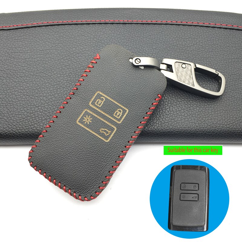 Lederen Auto Key Case Protector Shield Cover Keyle... Grandado