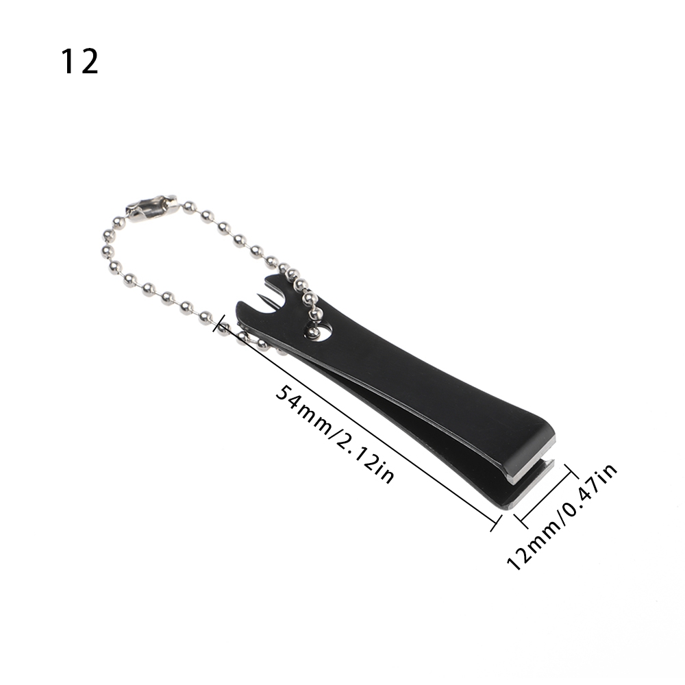 1PC Mini Stainless Steel Fishing Line Cutter Portable Quick Carbon Wire Cut Pliers Lure Hook Line Remover Scissors Fish Tackle: 12