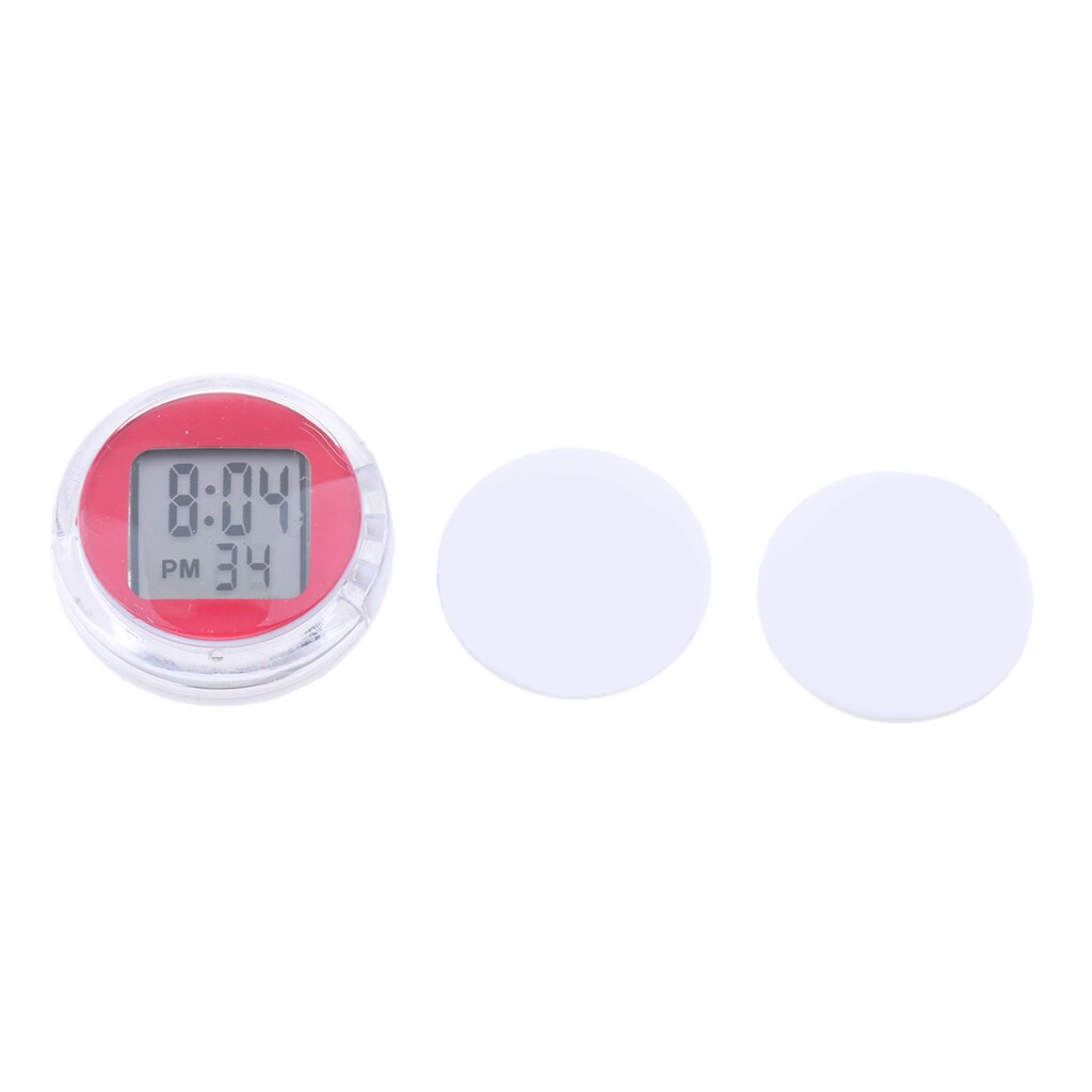 Univeral Plastic Hour Minutes Seconds Meter Guage Motorcycle Bike Waterproof Digital Clock 1.1inch