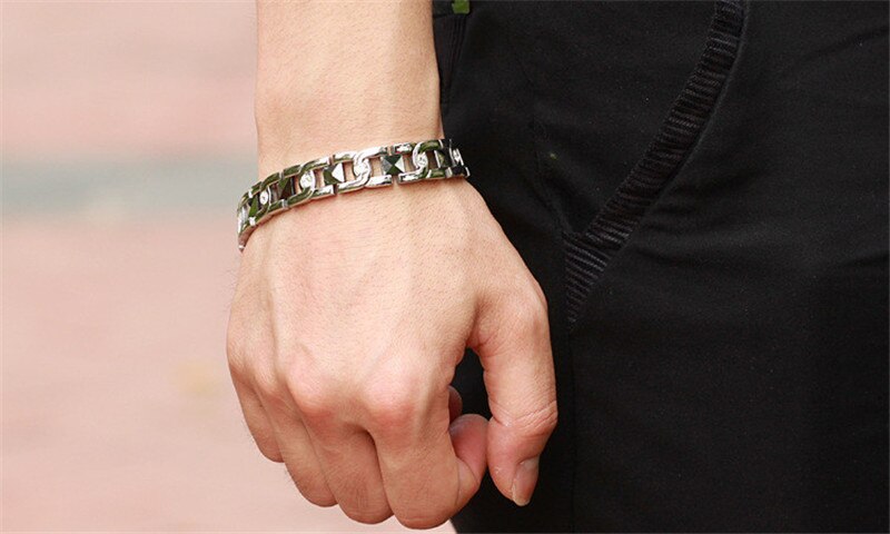 2020 nuovi Amanti Del Braccialetto anti-Fatica energia bilancia Delle Donne Degli Uomini Dei Braccialetti di 316L in Acciaio Inox Sano Dei Monili