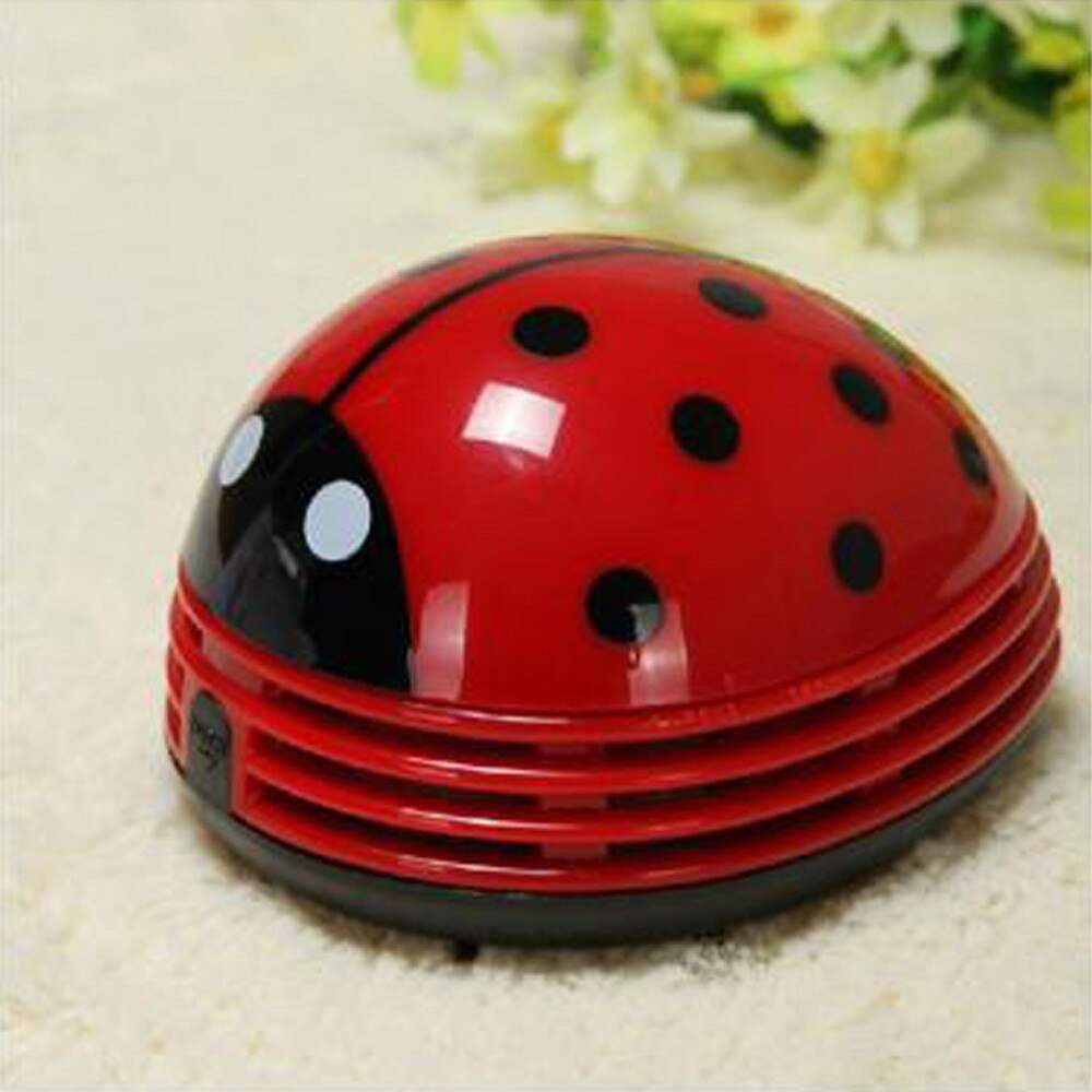 Mini aspiradora de juguete con forma de mariquita para oficina y escritorio aspirador de polvo para mesa de casa, aspiradora de escritorio, recolector de polvo, # C2