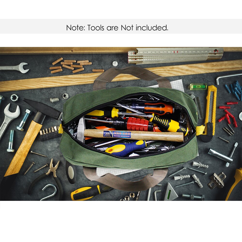 Penggong Grote Verdikte Slijtvaste Onderhoud Tool Opbergtas Multifunctionele Draagbare Tool Tas Grote Capaciteit Canvas Tas
