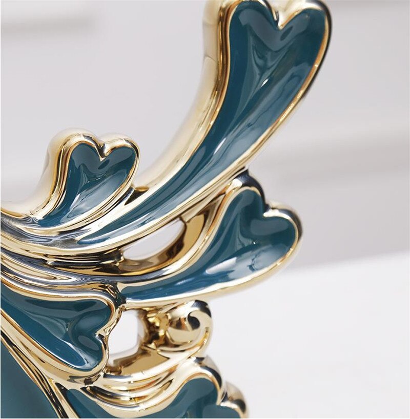 [HHT] nordisch keramik paar Skulptur Liebe Kuss paar Statue Hause dekoration schlafzimmer wein schrank hoch-Ende-hochzeit