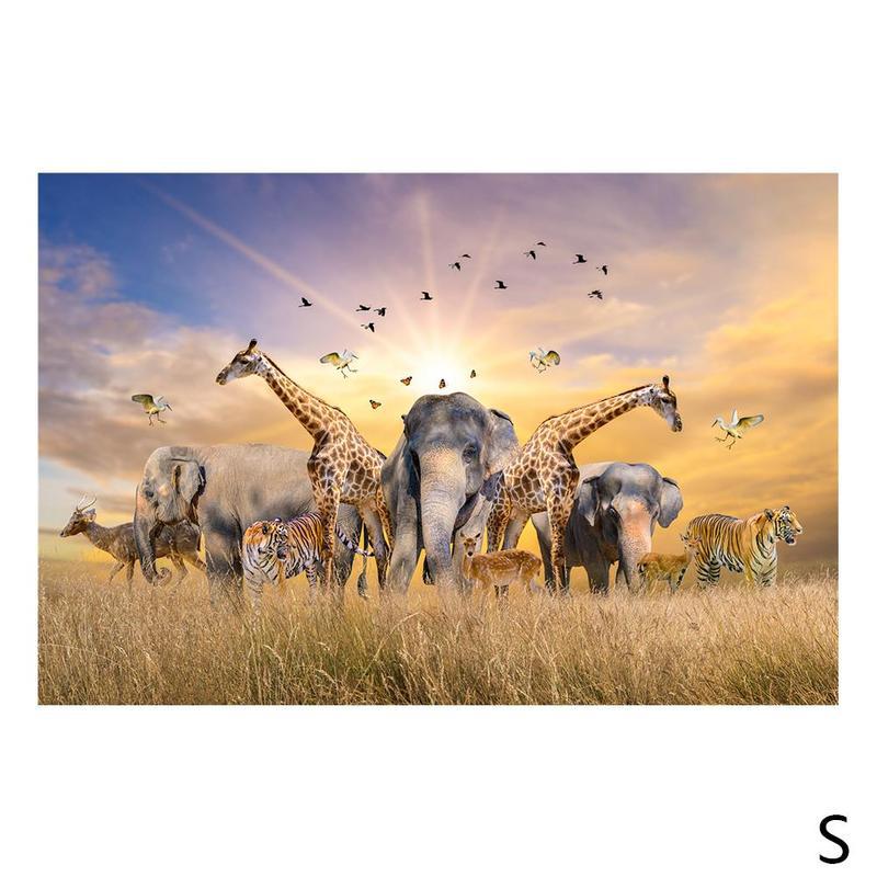 500 Pieces Jigsaw Landscape Pictures Puzzles Toy For Adults Kids DIY Landscape Pattern Puzzles Assembling Educational Toy: S