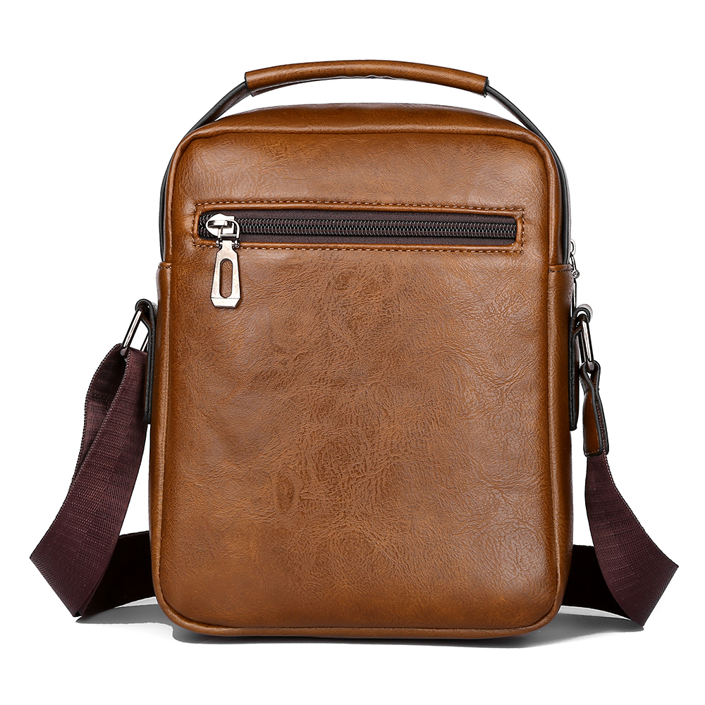 Mannen Schoudertas voor 9.7 "iPad Mannen PU Leer Mannen Crossbody Tassen Business Mannelijke Effen Messenger Bag reistas mannen Handtas