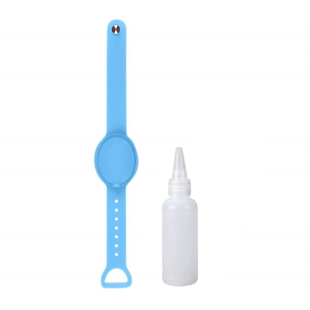 Adjustable Hand Sanitizer Wristband Hand Sanitizer Dispenser Bracelet Pumps Wristband Hand Dispenser With Refillable Bottle: A3