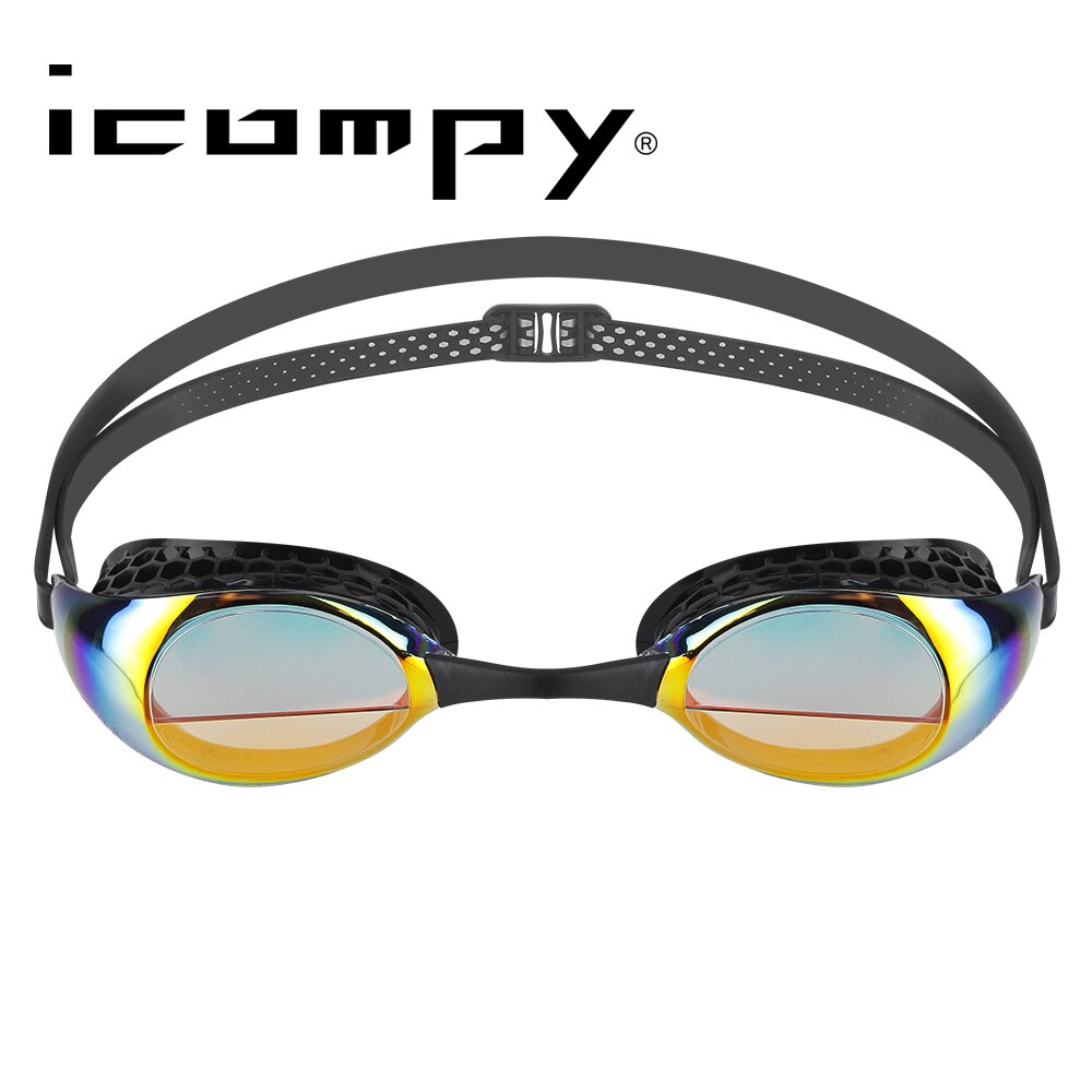 LANE4 Swimming Goggles, Anti-Fog ,UV Protection Patented Gaskets ,Triathlon Open Water For Adults Men Women #VC-952