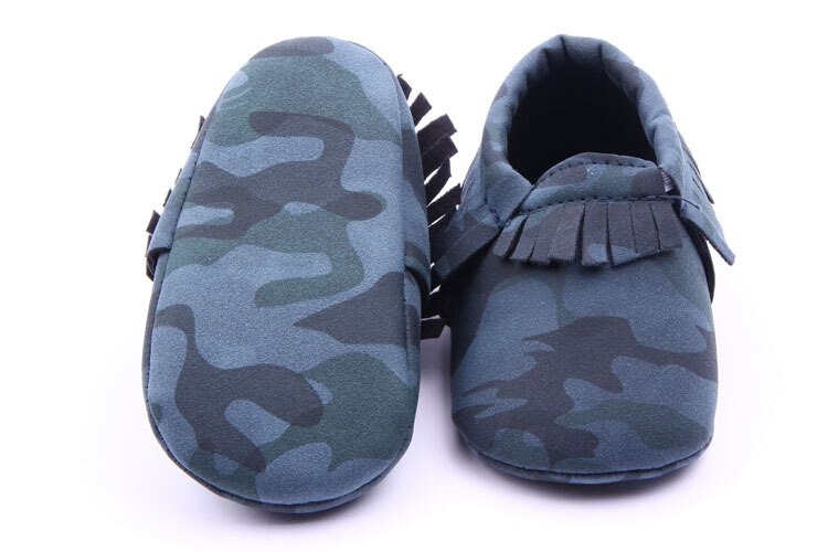 Arrivels Camo Little one shoes Soft Sole Leather Baby Infant Toddler Kids Boy Camo Shoes 3-12M