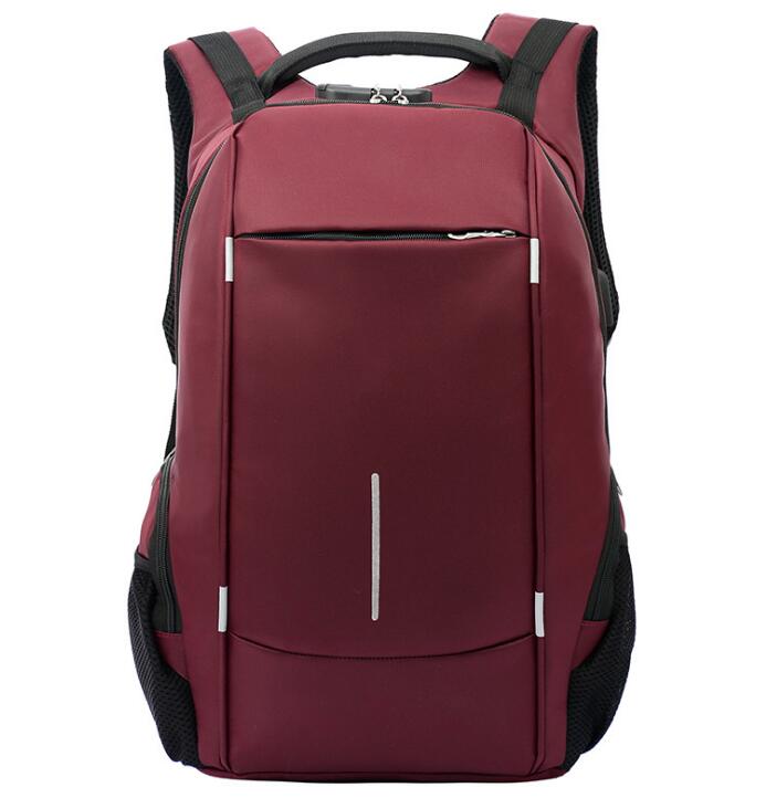 Chuwanglin di Affari dello zaino degli uomini di 15.6 "del computer portatile zaini moda anti-furto zaini casuale sacchetti di scuola borsa da viaggio mochila P7180: rosso