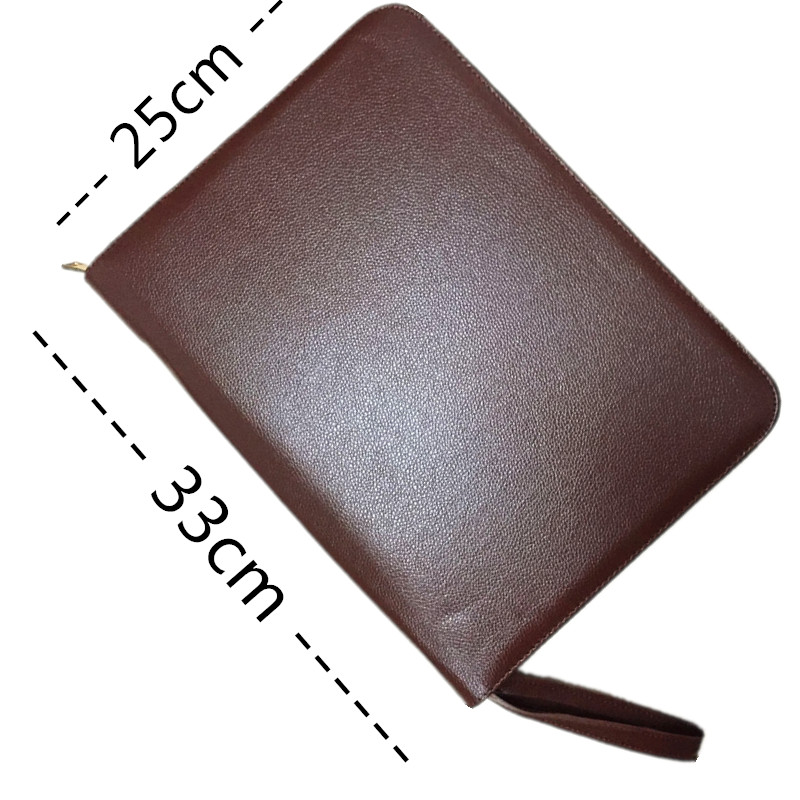 Grand étui en cuir pour stylo à bille à bille, fontaine de luxe/stylo à bille à bille, porte-crayon, sac de rangement pour stylo, pochette à crayons pour 48 stylos