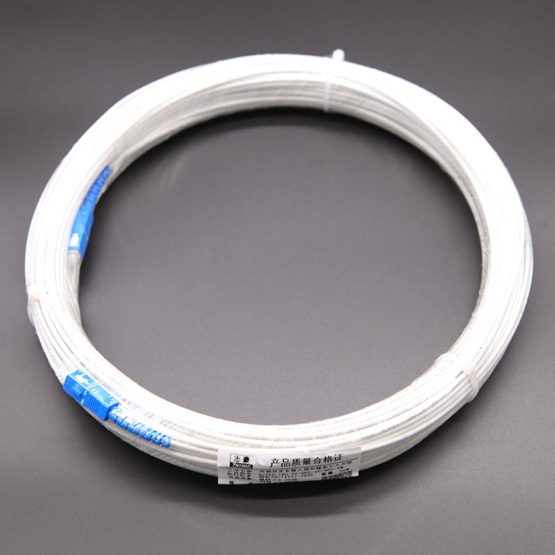 10m 20m 30m 50m FTTH outdoor Simplex mode fiber optic patch cord SC UPC Single Mode Cable