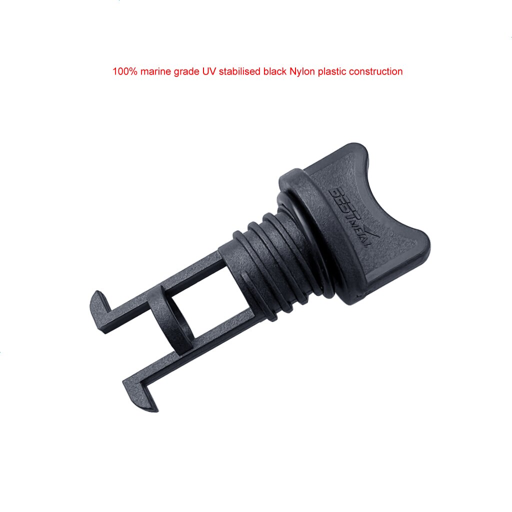 17Mm Universele Nylon Boot Marine Yacht Vlot Afvoer Gat Standaard Maat Grove Draad Bung Plug Vervanging Kayak Kano Accessoires
