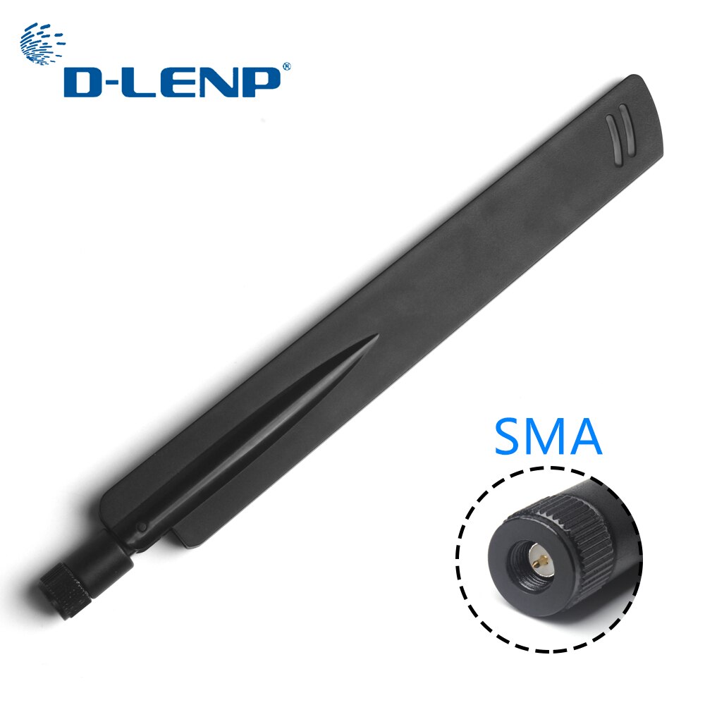 Dlenp 2.4Ghz Draadloze Wifi Antenne Sma Antenne Booster 18 Dbi Universele Antennes Versterker Ap Brug Wlan Router Connector