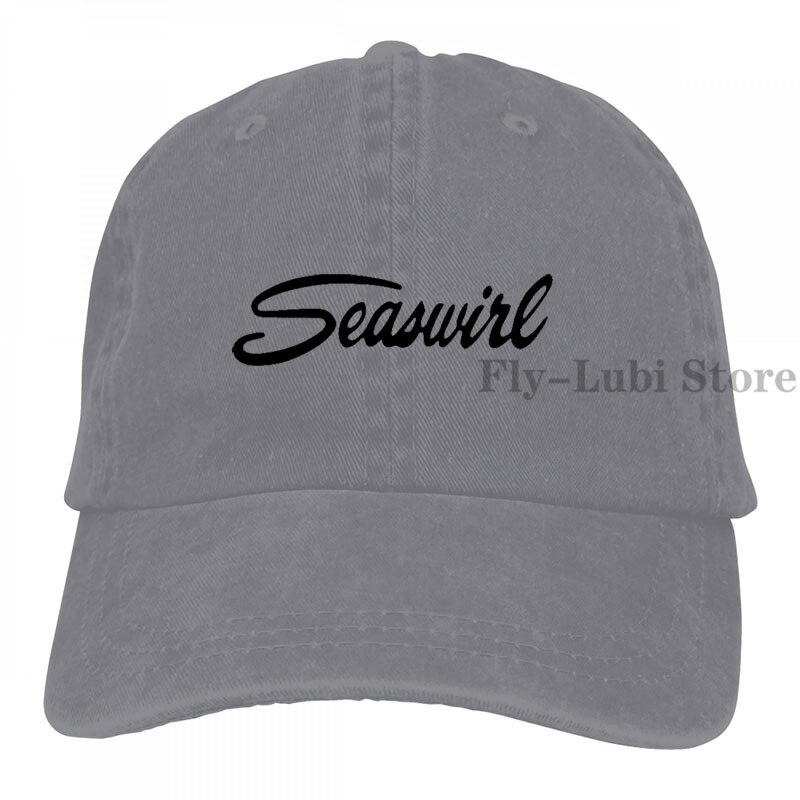 Striper Seaswirl-gorra de béisbol ajustable para hombre y mujer, sombrero de camionero, Kit de barco (2): 2-Gray