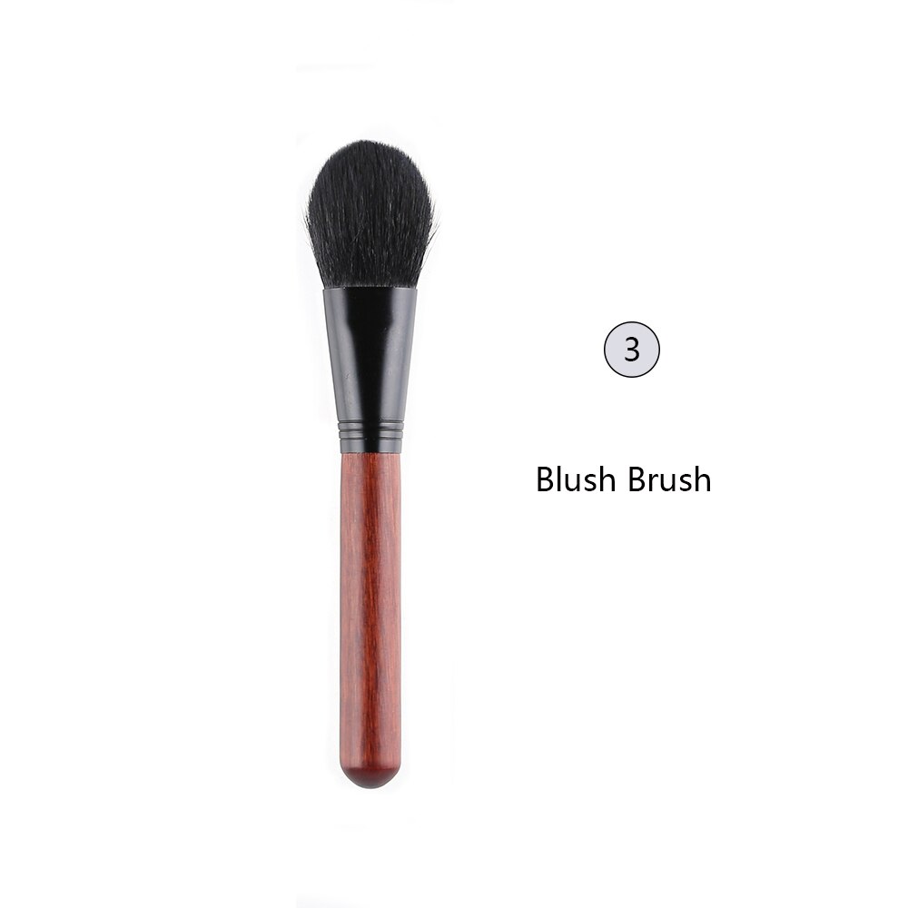 OVW Make Up Brush Cosmetics Face Set Natural Hair Foundation Powder Blush Contour Highlighter Blending: HM03