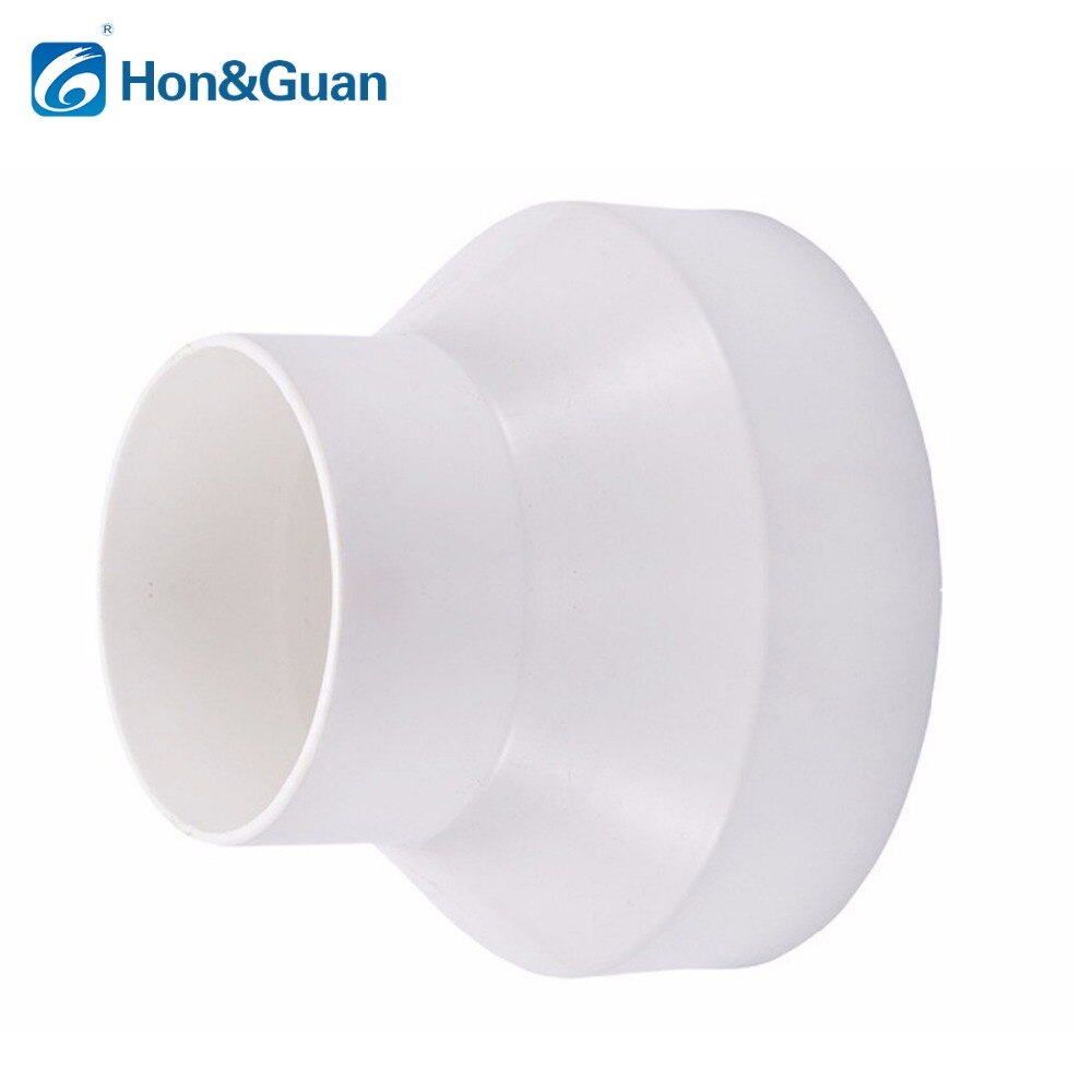 Hon &amp; Guan-reductor de conducto recto y adaptador de aumento, Conector de tubo, Ventilación de refrigeración de calefacción en línea para ventilación de tubería de ventilador con conductos