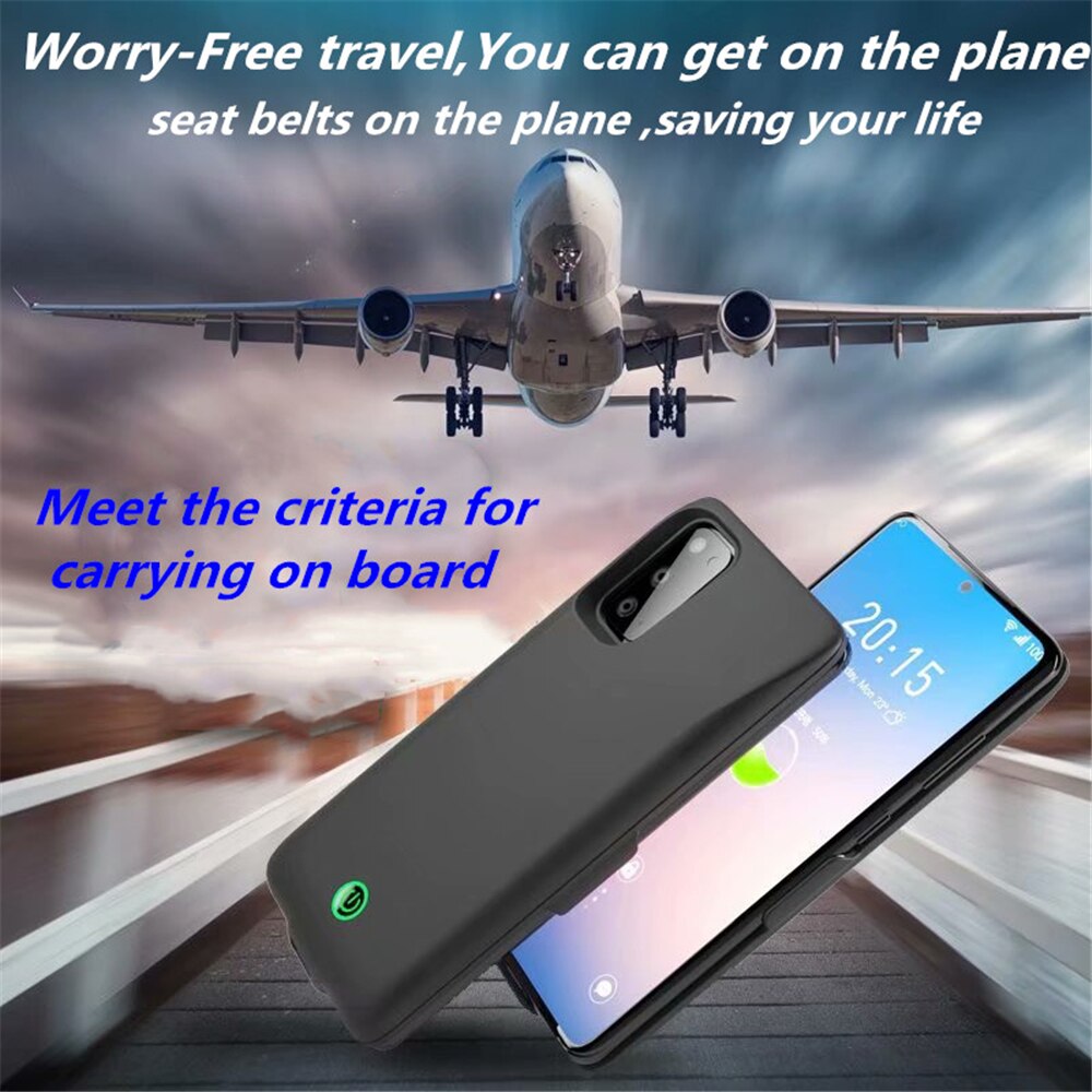 7000Mah Batterij Case Voor Samsung Galaxy S20 Plus Power Bank Lading Cover Voor Samsung S20 Ultra Ultra Slim Batterij case