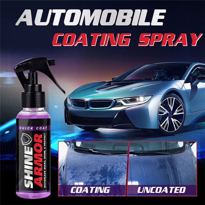 rask frakk keramisk belagt bilvoks 3 i 1 hydrofob billakk vannfri bilvask og glans spraybeskyttelse csl 8