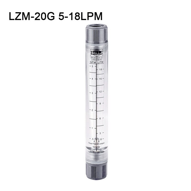 0.5-5 Gpm/1.8-18 Lpm Tube Type Flow Meter Voor Gas Vloeibare Pijpleiding Flowmeter ^_^