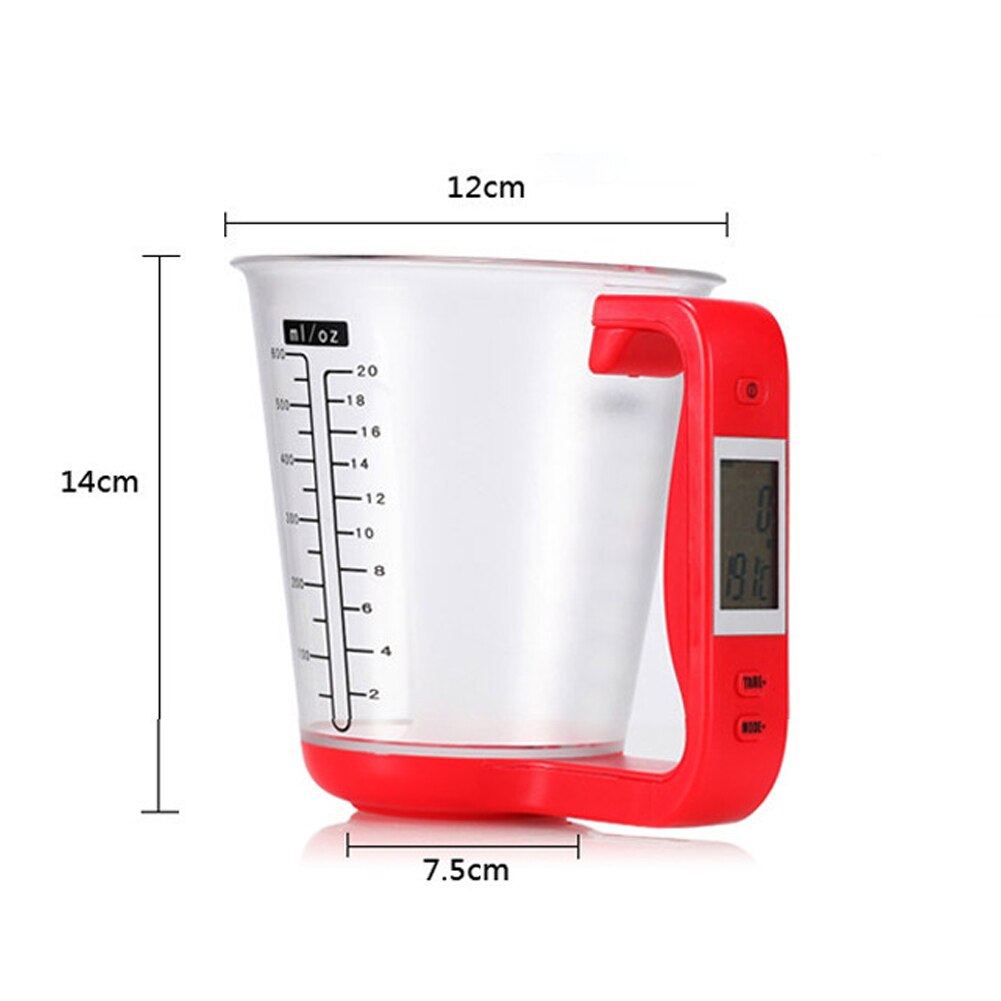 Digital Measuring Cup Electronic Measuring Cup Scale with LCD Display for Milk Water Liquid Food Vegetable Fast Shippin