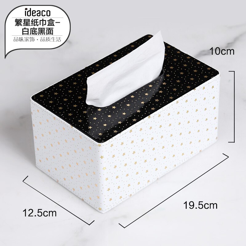 Nordic Marmer Tissue Doos Keuken Tissue Houder Papieren Handdoek Dispenser Vierkante Box Cover Servet Houder Weefsels Doekjes Case FH024: Style 8